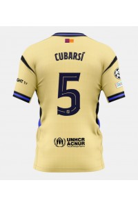 Fotbalové Dres Barcelona Pau Cubarsi #5 Venkovní Oblečení 2025-26 Krátký Rukáv